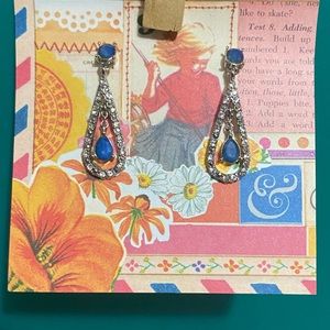 Stud dangle earrings